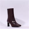 Wonders Vita Pointed Heel Boot - Burgundy Leather